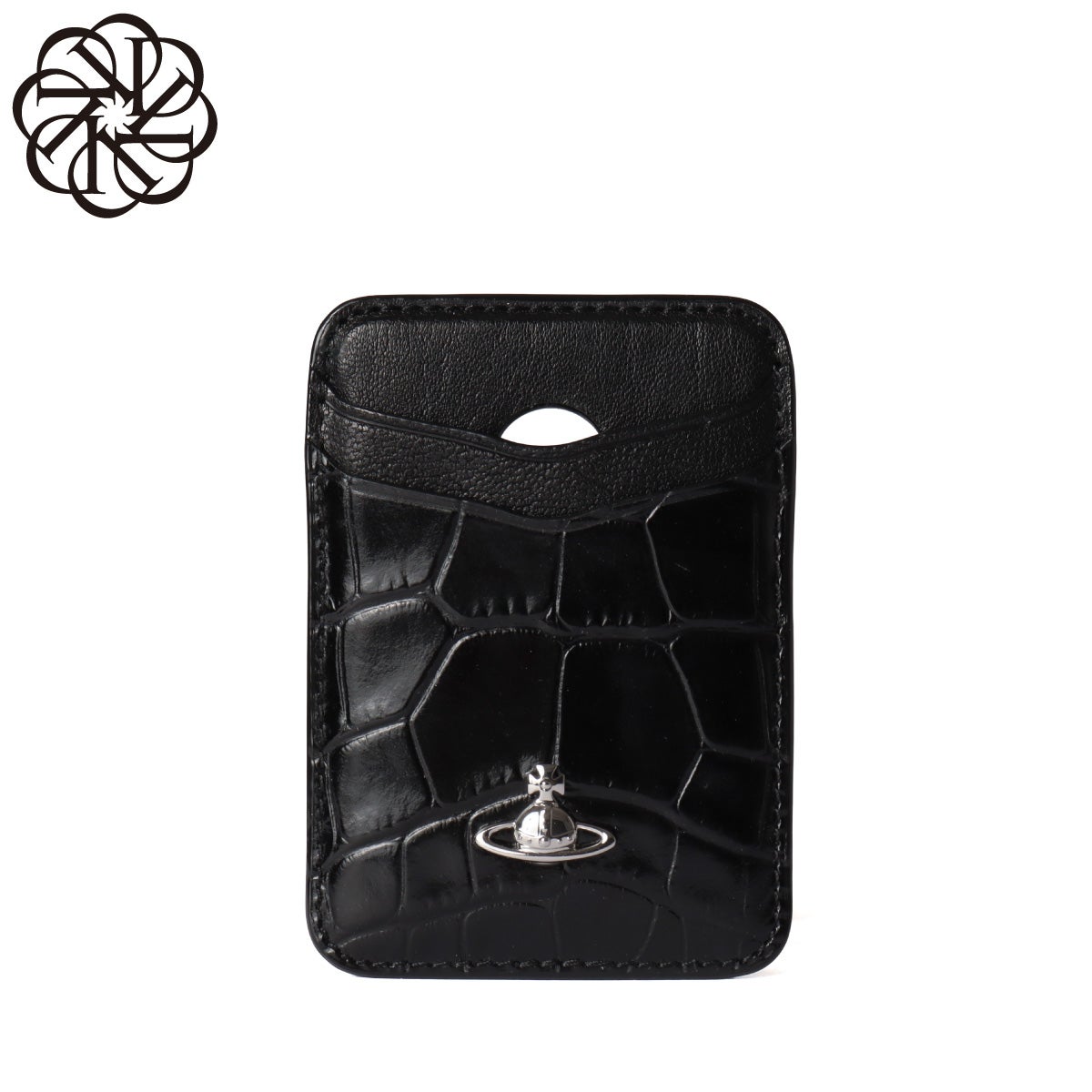 ヴィヴィアンウエストウッド MAGNETIC CARD HOLDER カードケース クロコ レディース